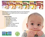 Baby Snack Food Baked Biscuit Teething Rice Cracker - Original Apple Vegetable Banana Flavors