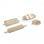 Bag Accessories Custom Handbag Hardware Engraved Metal Brand Logo Plate Tags, High Quality Custom Metal Logo Labels for Handbags
