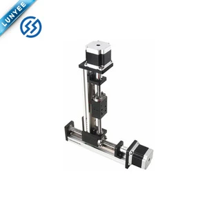 ball screw linear guide rail XYZ motorized stage table robotic arm