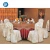 Import Banquet hall white stretch spandex wedding chair cover from China