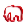 BC-7510 Plastic Elephant Cookie Cutter