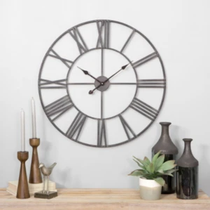 Best Choice European Industrial Style Metal Living Room Bed Room Decorative Wall Clock