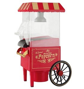 Best Electric Hot Air Snack Maker Plastic Popcorn Cart Is Very Small