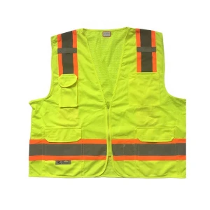 Best Selling Reflective Vest Wholesale Construction Vest Safety Vest Safety Clothing High Visibility  Security Jacket  V4