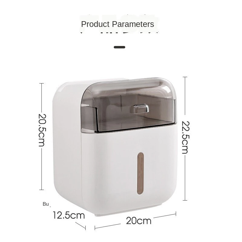 Best selling waterproof wall mounted tissue box holder with phone holder