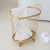 Import Big size gold clothes laundry hamper basket with wheels from China