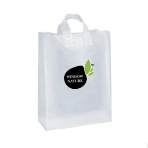 Biodegradable Compostable Plastic Shopping Bags for Takeaway Stores & Cafes LLDPE Bio Plastic Bags