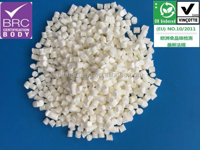 biodegradable cornstarch plastic raw material for injection molding