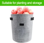 Biodegradable Fabric Pots Grow Bags 10 Gallon 15 Gallon Custom Felt Fabric Plant Growing Bags