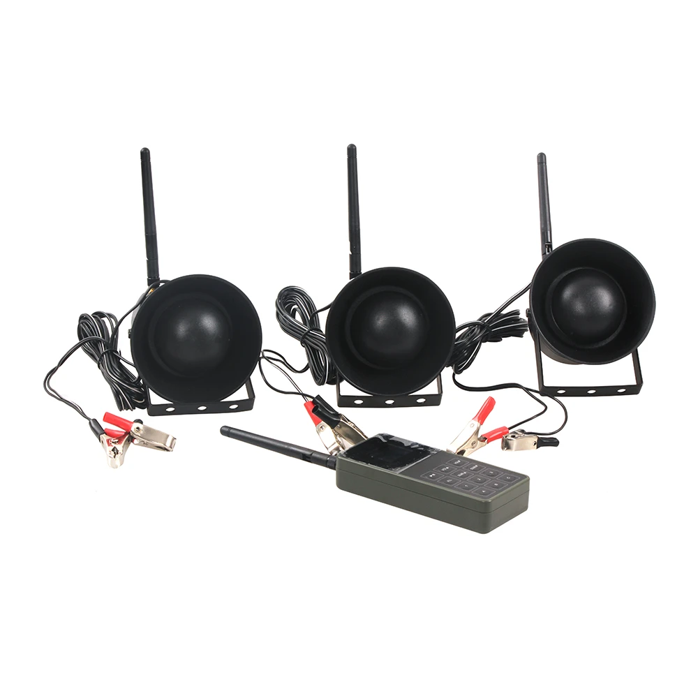 Bird Caller cp830 with 3pcs 50W Speaker+ 1pcs Remote Control for Hunting Decoy Bird Sound Duck Caller