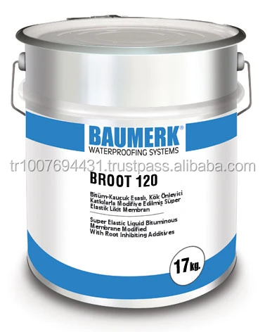Bitumen Rubber Based, Anti-Root, Super Elastic Liquid Membrane