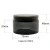 Black color transparent 100ml pet jar for cream packing