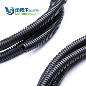 Black PE flexible polyethylene electrical corrugated pipe