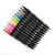 Import Black Penholder 12-100 Colors Dual Tip Mini Tip Magic Watercolor Warter Brush Pen Color Brush Pen Set Art Drawing Marker Markers from China