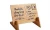 Import Blank handmade wooden post card letter board for birthdays engraved gifts  with Display Holder Stand from China