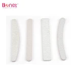 BNF0293 Wholesale square shape double side nail file 180/180 grit mini nail file buffer
