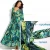 Import Boho Long Sleeve Dress Green Tropical Beach Vintage Maxi Dresses V Neck Belt Lace Up Plus Size Dress from China