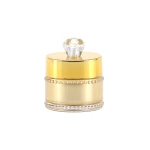 Bottle body polka dot decoration diamond-shape top mini skin care product container 5g sample jar empty jar