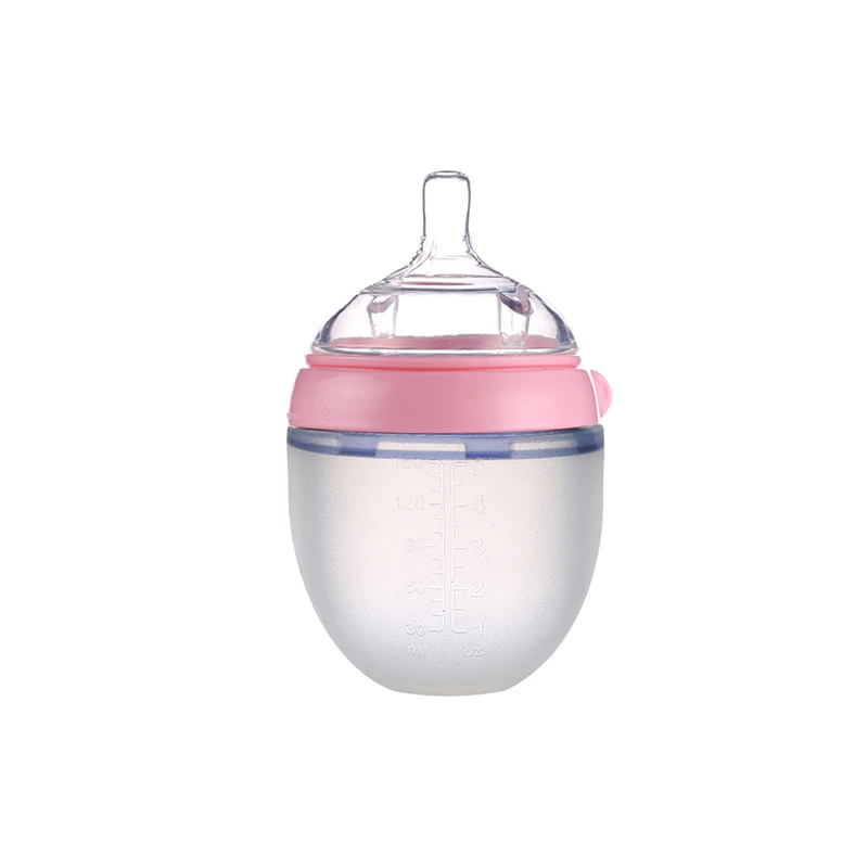 BPA Free 100% Food Grade Safe Silicone Baby Feeding Milk Bottles baby drinking bottle