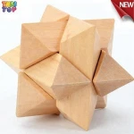 brain teaser wood puzzle