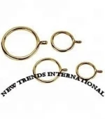 Brass Designer Shower Curtain Rings