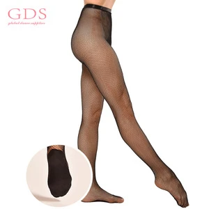 Brown Nylon Wholesale Professional Fishnet Tights for Dance