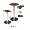 Brushed stainless steel coffee table outdoor high top bar tables and chairs CA144