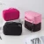 Import BSCI ISO Handle Portable Polyester Cosmetic Pouch Make Up Travel Portable Toiletry Bag Makeup Cosmetic Bag from China
