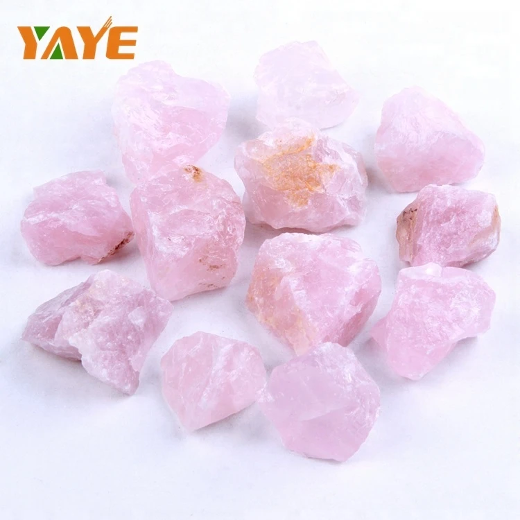 Bulk Wholesale Natural Raw Rose Quartz Crystals Rough Gemstones