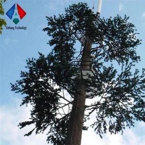 camouflaged for telecommunication polygonal artificial pine tree tower
