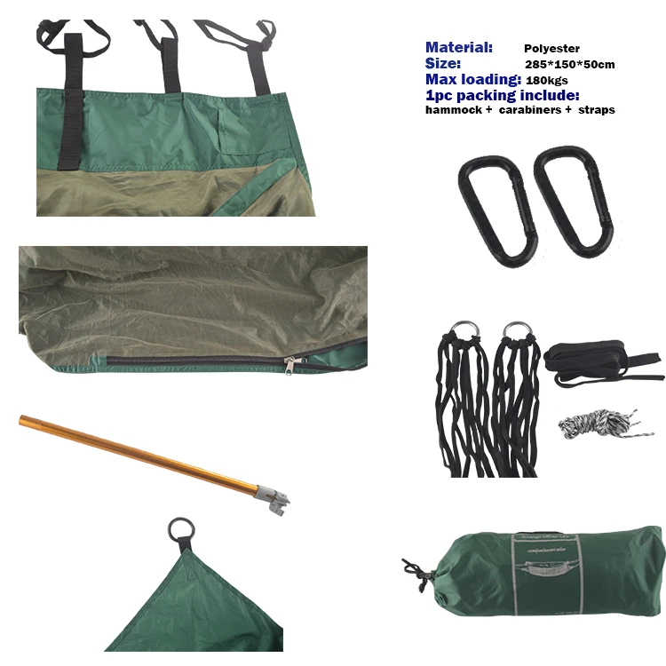 Camping Outdoor Jungle Military Hammock Tent Waterproof Rain Fly Tent Tarp