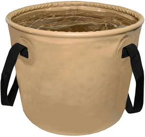 Camping Premium Collapsible Portable Folding Lightweight Durable 10L 20L 30L PVC Water Bucket