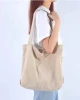 Canvas Shoulder Corduroy Tote Bag For Women Girl Cord Purse With Inner Pocket For Work