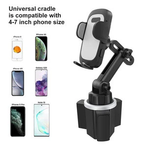 Car Cup Holder Phone Mount Universal Flexible Long Arm Car Cup Phone Holder With The Latest Phone Cradle For Big Mobile Phones