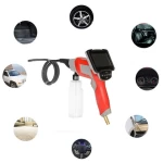Car wash gun with  endoscope camera equipment with LCD