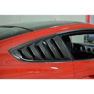 Carbon Fiber Exterior Accessories Rear Window Vents for Ford Mustang GT Coupe 2-Door 15-17