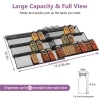 Carton Steel Mesh Style Large Capacity Adjustable Spices Rack Drawer Organizer