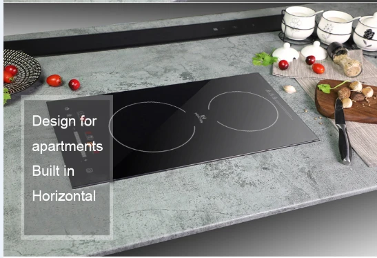 CB CE  EMC  SAA    2 burner Cooking Zone Ceramic Cooktop with germany IGBT