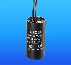 CBB60 SH capacitor 10uF 450VAC UL certificated