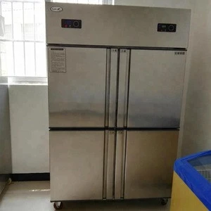 CE stainless steel 6 door deep freezer refrigerator home and restaurant kitcthen cabinet freezer