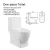 Import ceramic bathroom cheap wc toilet sets from China