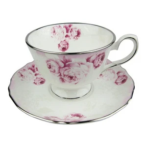 Ceramic porcelain Handmade wholesale Cup with Saucer