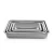 Import Chaozhou factory tray set meat plates Stainless Steel Buffet Trays from China