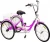 Import cheap Adult Tricycles Adult Trike 20 inch 3 Wheel Bikes Three-Wheeled Bicycles Cruise Trike with Shopping Basket for Seniors from USA