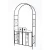 Import Cheap Hot Sell Wrought Iron Outdoor Garden Arch with Bench from China