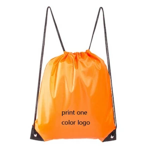 Cheap Leisure Outdoor Sports Fitness Polyester Drawstring Backpack