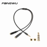 Cheap Price 3.5mm Stereo Headphone Jack Y Splitter Audio Cable Adapter