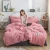 Import Cheap Solid Color Bedding Set, Stock Velvet Bedding Comforter Sets/ from China