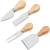 Import Cheese Knives with Wood Handle Stainless Steel Cheese Slicer Cheese Cutter for Family Gath from China