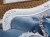 Import Chic Contemporary Living Room Furniture 3pc Sofa Set Light Blue Velvet Luxury Sofa from China